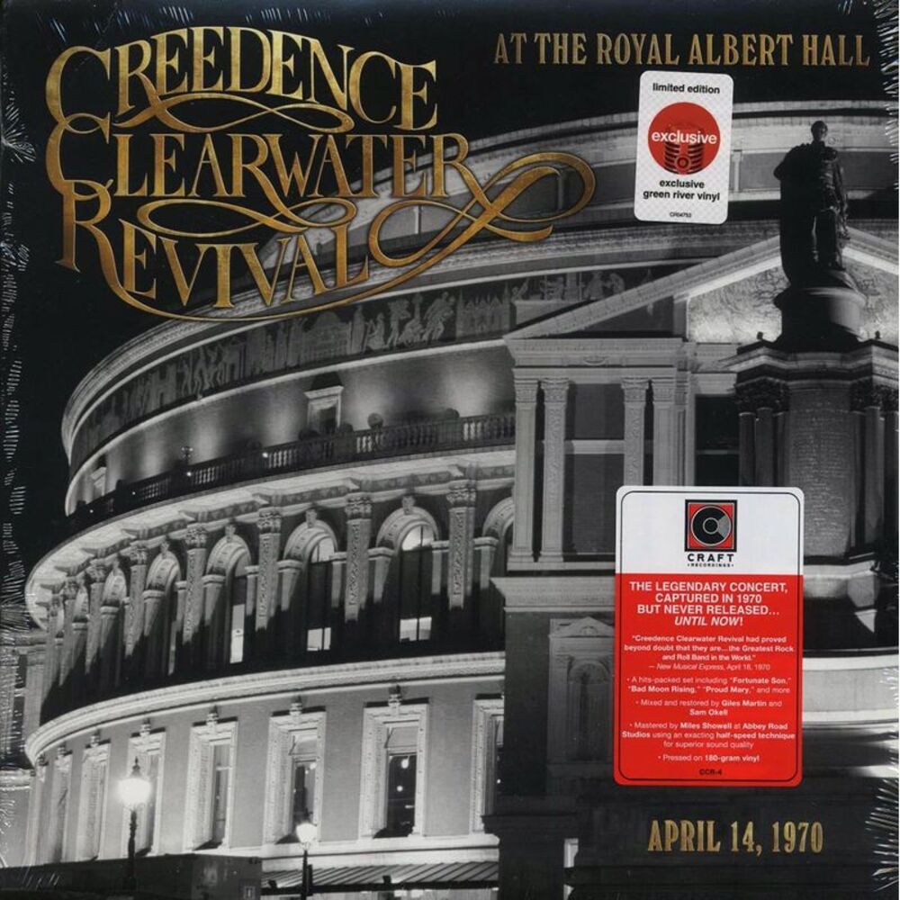 Creedence Clearwater Revival - At The Royal Albert Hall, April 14, 1970 (green v